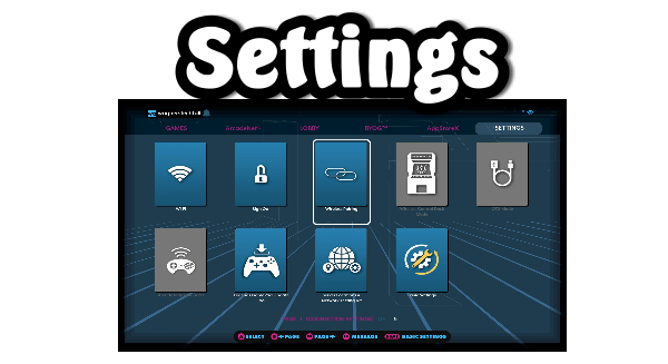 A close up of the menu bar with buttons.