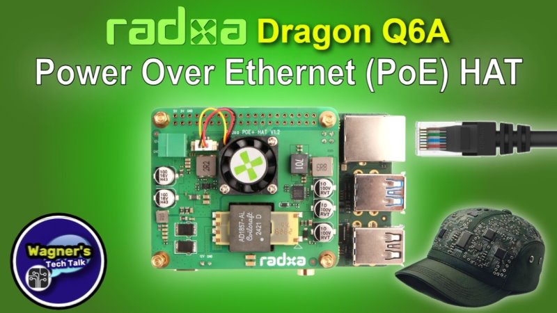Dragon Q6A PoE HAT